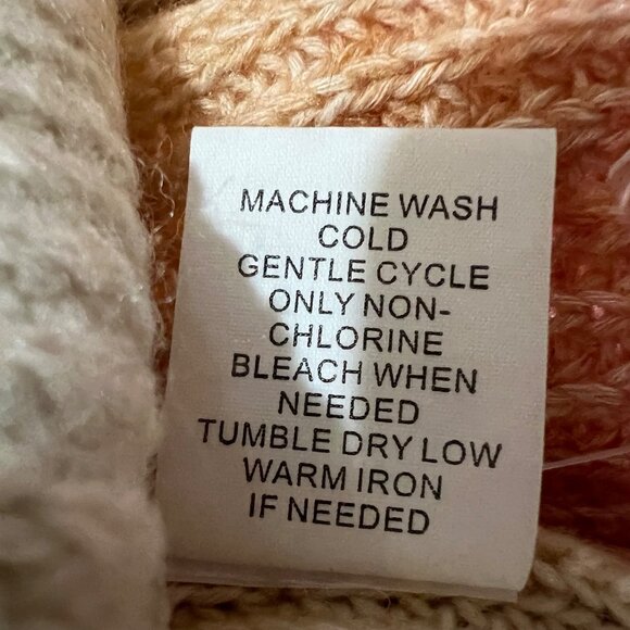 Market & Spruce Striped Button Detail Sweater Pink Blue Multicolor Size 3X NWT - Picture 9 of 10